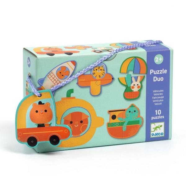 Duo Puzzles - Vehicles - Djeco-DJ08270