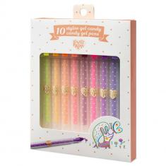 10 stylos gel - Candy