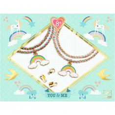 Kit de joyería creativa: Kumihimo Rainbow
