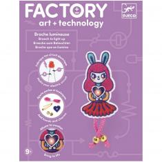 Broche à illuminer : Factory : Bunny girl
