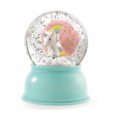 Snow globe night light: Unicorn