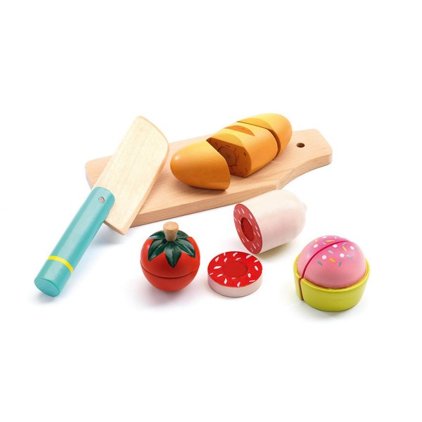 Dinette accessories: Lunch to cut - Djeco-DJ06529