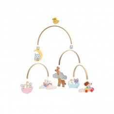 Decorative wooden mobile: Baby Animals