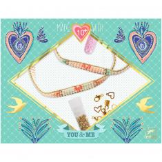 Creative jewelry kit: Miyuki and Hearts