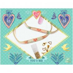 Kit créatif bijoux : Miyuki et Cœurs