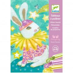 Djeco – Kit Créatif Sables Colorés « Pattes De Velours » – FSC – Motricité Et Imagination – Dès 4 Ans