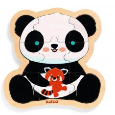 9-teiliges Puzzle: Puzzlo Panda