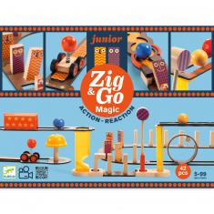 Konstruktionsspiel: Zig & Go: Junior Magic 43 Teile