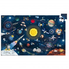 200 piece puzzle: Observation puzzle with booklet: Space
