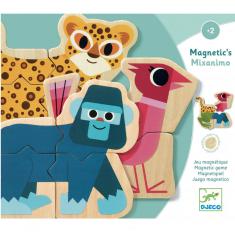 Magnetic Animals Puzzle: Mixanimo