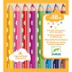 Miniature 8 colored pencils for little ones