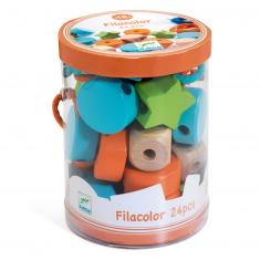 Threading beads: Filacolor