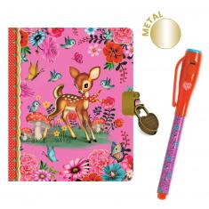 Secret notebook with magic marker: Fiona