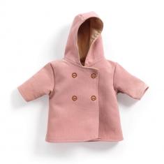 Vêtement pour Poupon Poméa 32  cm : Manteau à capuche 