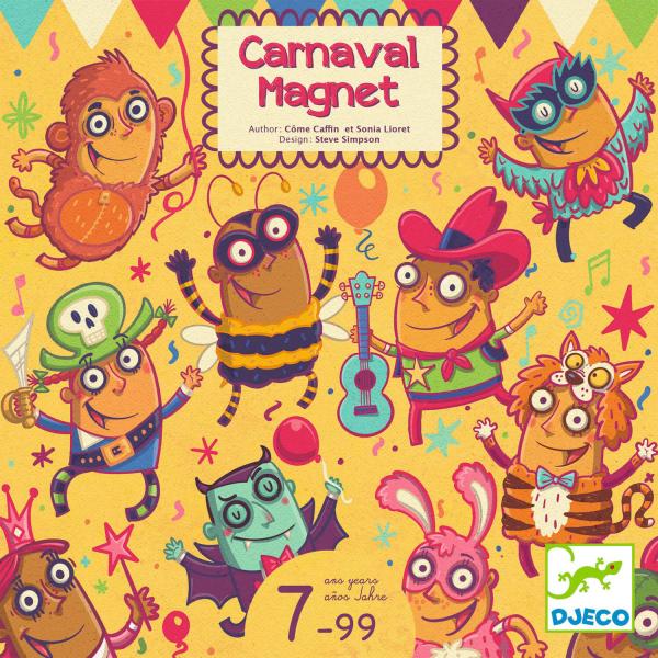 Jeu de dextérité et déduction : Carnaval Magnet - Djeco-DJ08524
