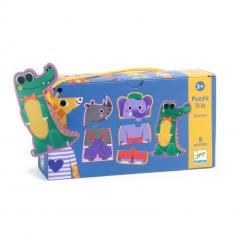 DJECO Eduludo Perlix Abacus - Jeu D'Habileté Éducatif Multicolore Pour Enfants