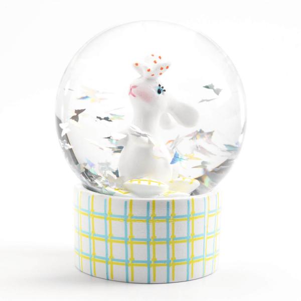 Mini Snow Globe: So Wild: Rabbit - Djeco-DD03442-Lapin