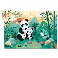 Puzzle Djeco 24 pièces : Léo le Panda