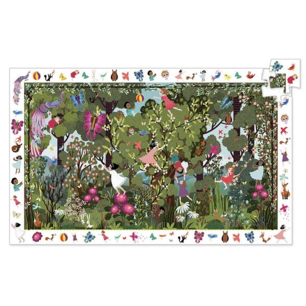 100 piece puzzle: Observation: Games in the garden - Djeco-DJ07512