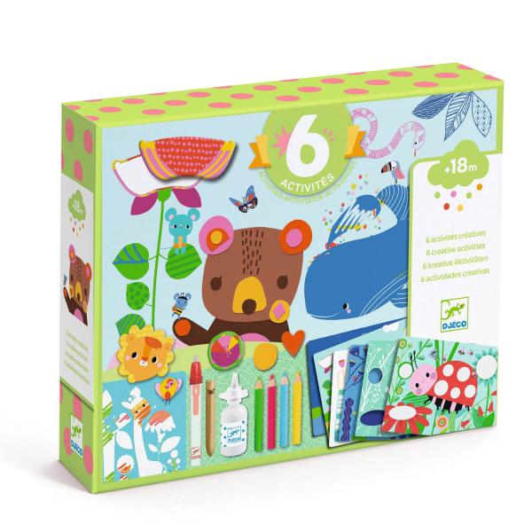 Multi-activity box: The mouse and his friends - Djeco-DJ09295