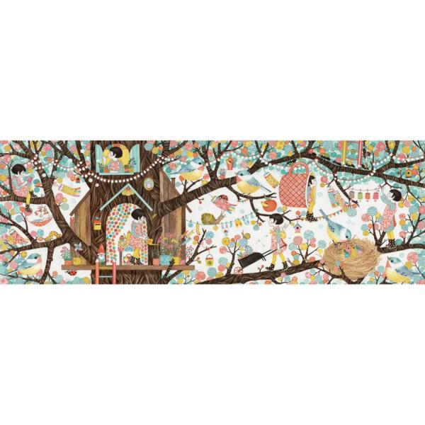 Puzzle de 200 piezas: Galería: Casa del árbol - Djeco-DJ07641