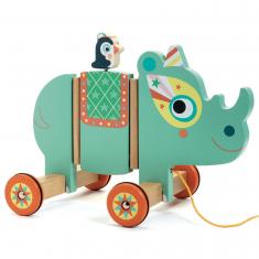 wooden pull toy : Vilma