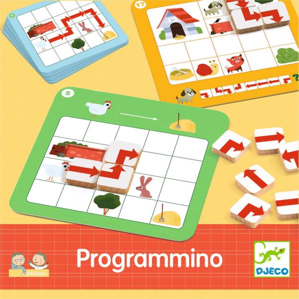  EDULUDO Lernspiel: Programmino - Djeco-DJ08343