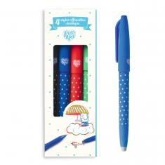 4 Stylos effaçables classique  