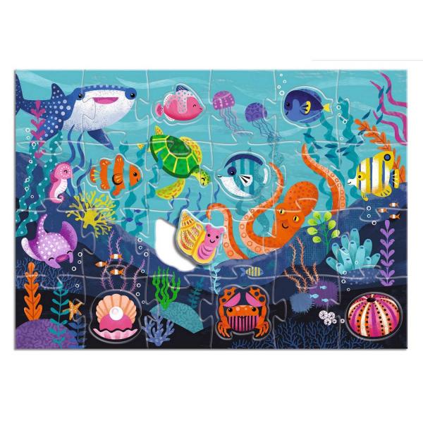 Puzzle de 32 piezas: Bajo el mar - Djeco-DJ07166