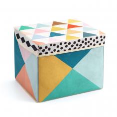 Coffre à jouets : Multicolore