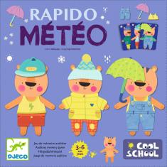 Jeu de mémoire auditive : Rapido Météo