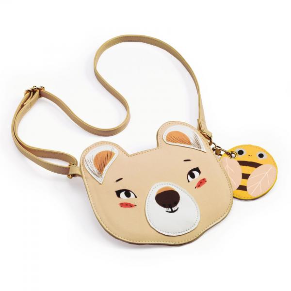 PETITE BAGAGERIE - LITTLE BIG ROOM : Sac animaux - Ours   - Djeco-DD00286