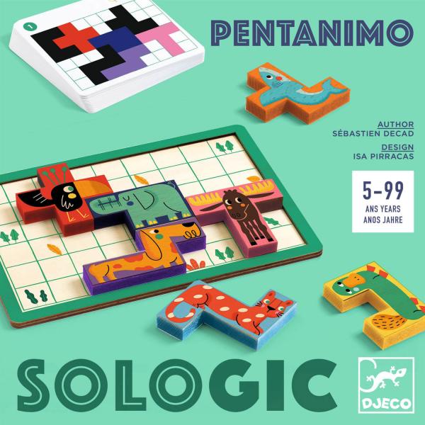  Entonces juego de lógica: Pentanimo - Djeco-DJ08578