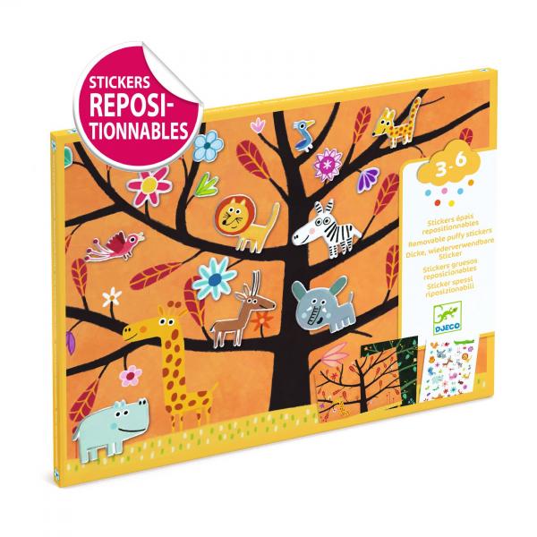 STICKERS : Chat-perché !     - Djeco-DJ09948