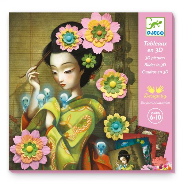 Kreative Papierreihe - Rock n Roses - Djeco-DJ09455