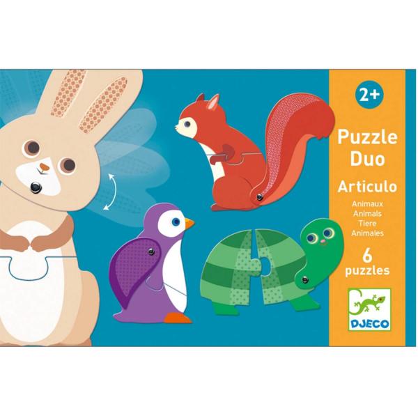 Articulo Animals Duo-Puzzle - Djeco-DJ08175