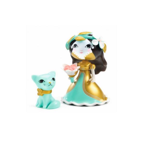 Figura Arty Toys: Princesas Eva y gato Ze - Djeco-DJ06783