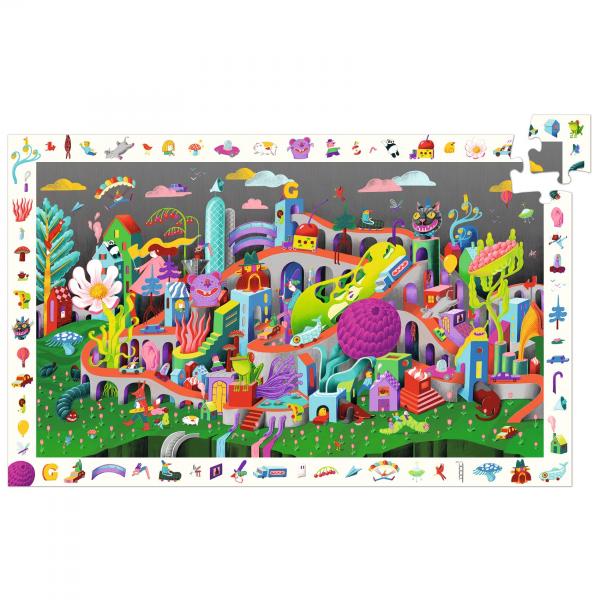 Observation Puzzles - Crazy Town - 200 pcs - Djeco-DJ07462