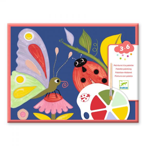 COLORING - PALETTE PAINTING - LITTLE CREATURES - Djeco-DJ09134