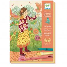 Feutres pinceaux : Sous le charme