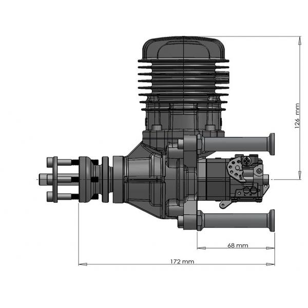 Moteur essence DLE 61 - DL Engines - DLE-61