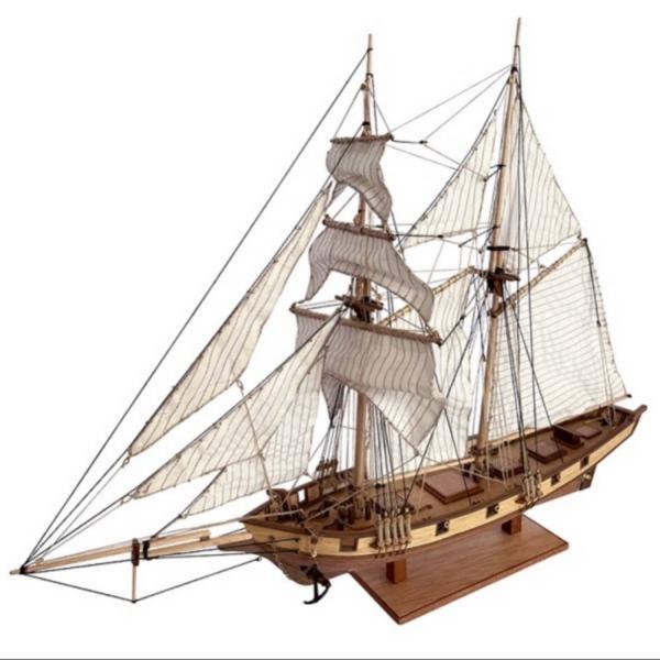 Maquette bateau en bois : Goélette albatros - série océanique - Domenech-98012