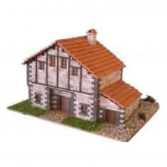 Keramikmodell: Typisches kantabrisches Haus