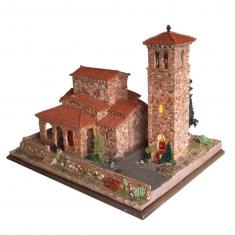 Maqueta de cerámica: Iglesia de Santa María de Lebeña