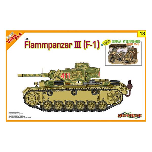 Flammpanzer III + Pionniers Dragon 1/35 - T2M-D9113