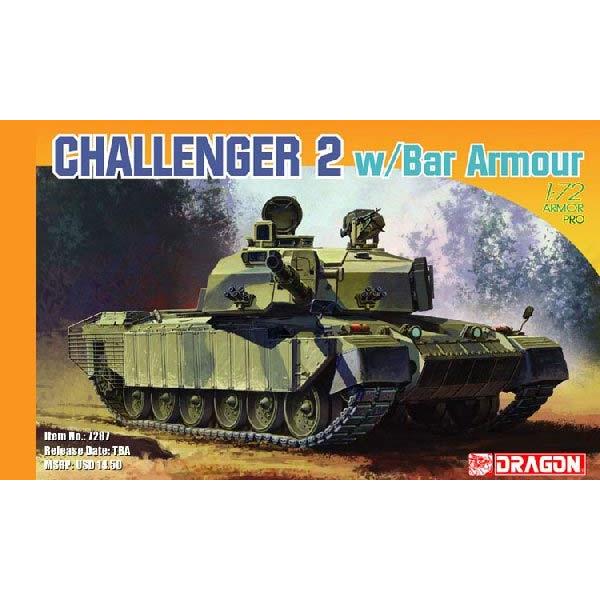 Challenger II avec Bar Armor Dragon 1/72 - T2M-D7287