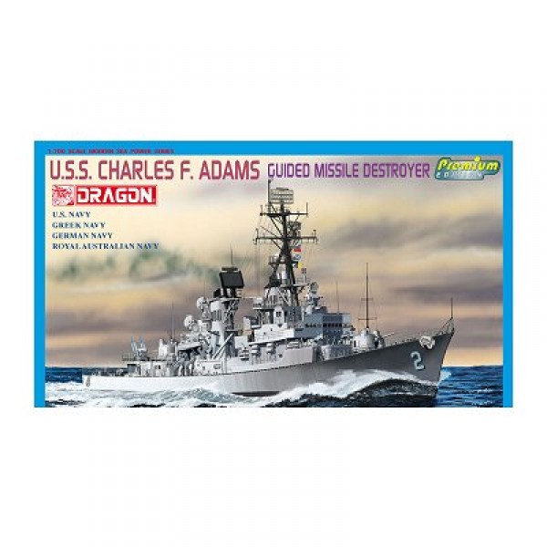 USS Charles F. Adams DDG-2 Dragon 1/700 - Dragon-7059