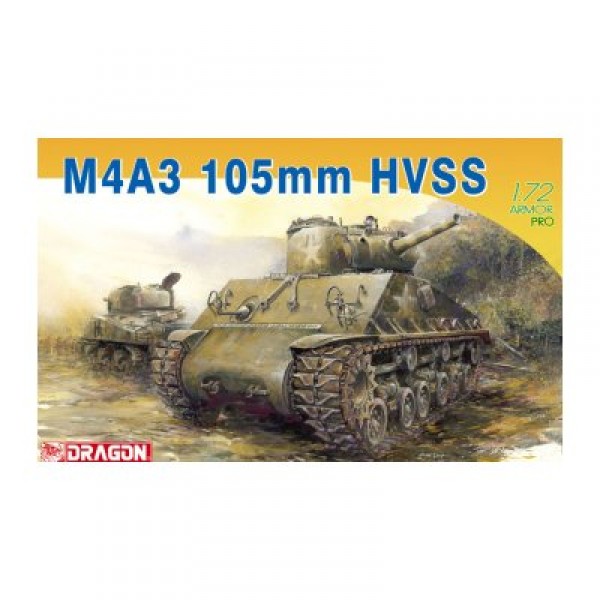 Maquette Char : M4A3 105mm HVSS  - Dragon-7313