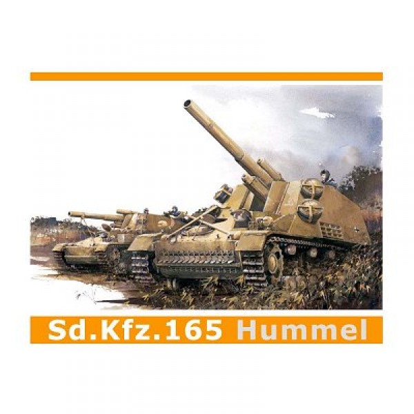 Maquette Char : Sd.Kfz.165 Hummel  - Dragon-6150