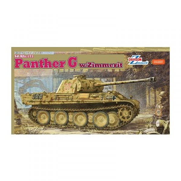 Maquette Char : Sd.Kfz.171 Panther G avec Zimmerit  - Dragon-6384